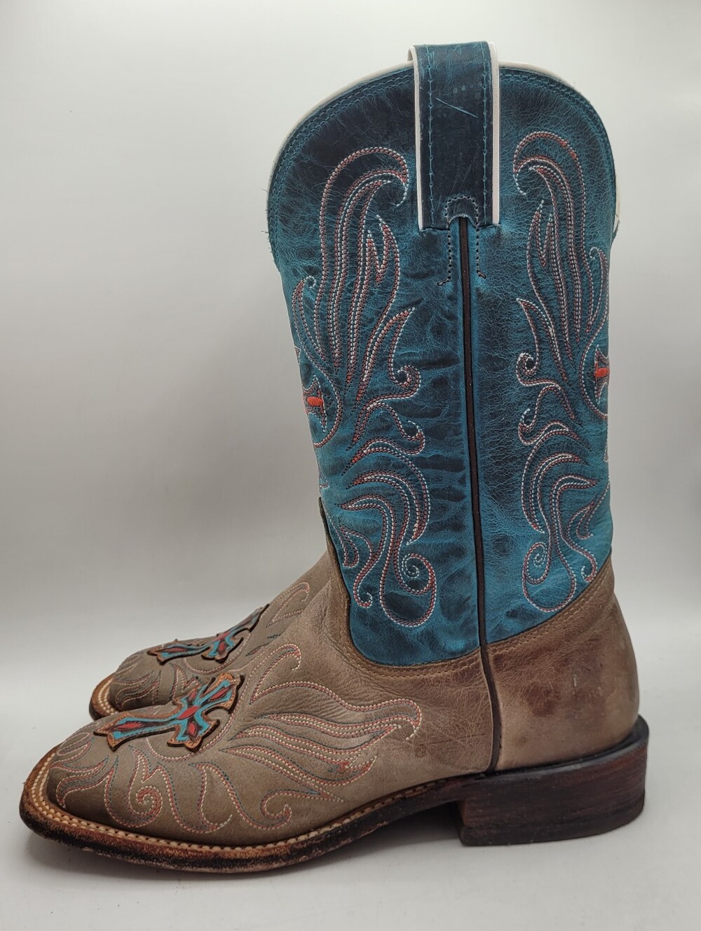 Tony Lama San Saba Collection "Cross" boots Size 6.5 B - Picture 16 of 16
